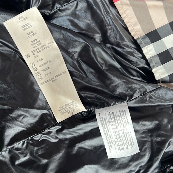 Burberry Brit WINTER SALE Black Down Short Trench   S - Picture 10 of 11